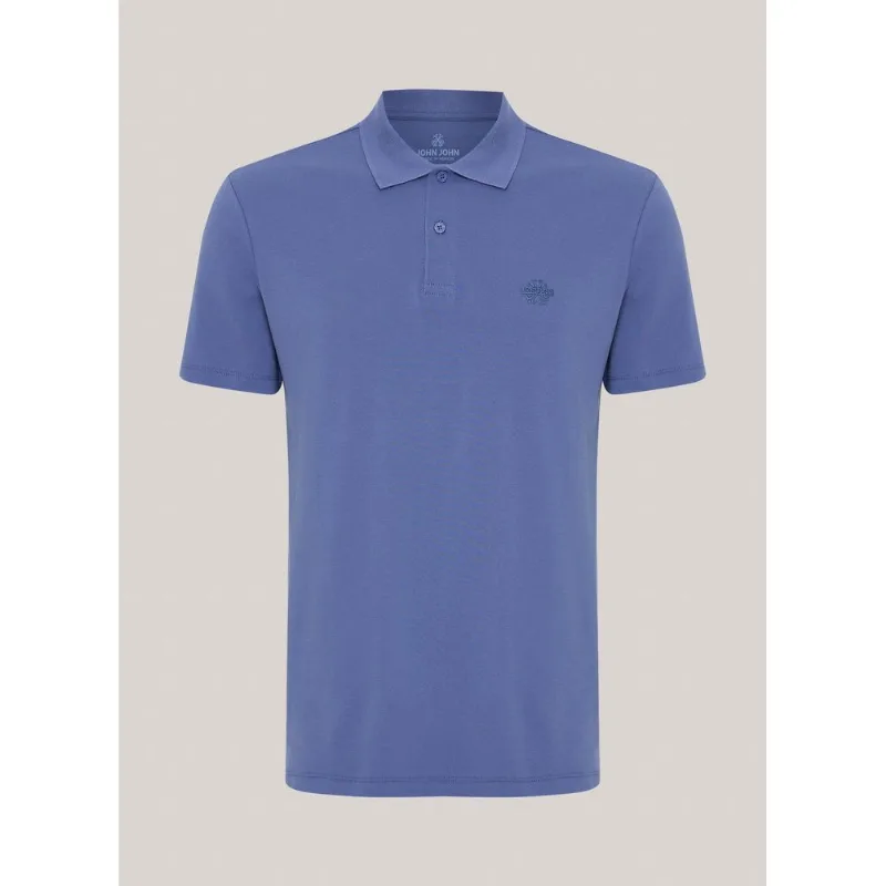 Polo Regular Fit Light Transfer Lavanda John John Masculina G