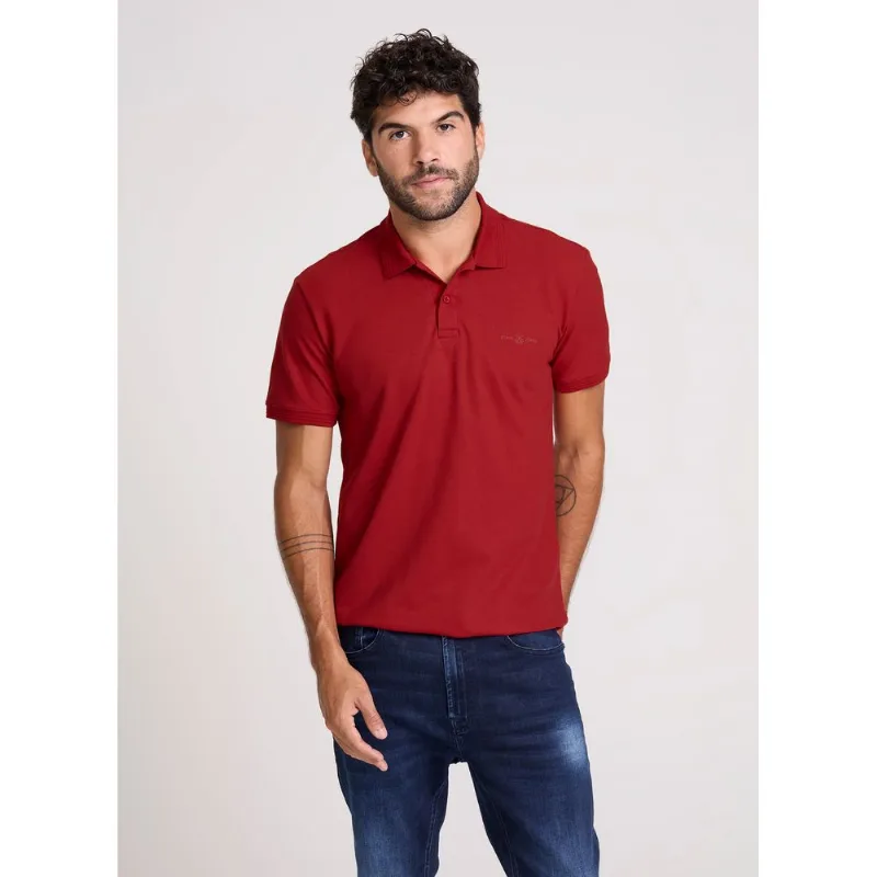 Polo Slim Fit High Goiaba John John Masculina G