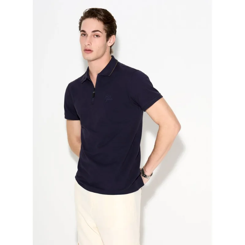 Polo Regular Fit Legacy Marinho John John Masculina GG