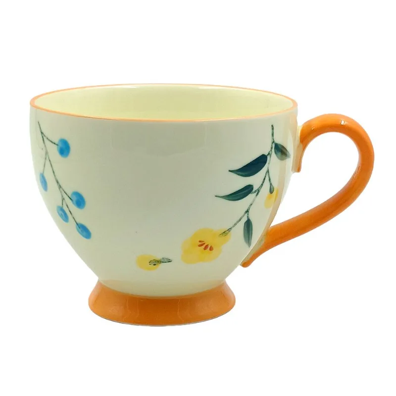 Caneca Sopa 15cm em Cerâmica Lila Cosméticos