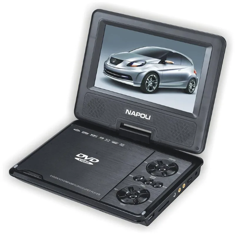 Dvd Portátil Napoli 9 Polegadas Npl-9074g