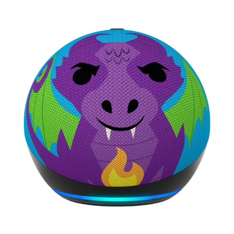 Echo Dot Kids 5ª Geração Alexa Dragão Bluetooth