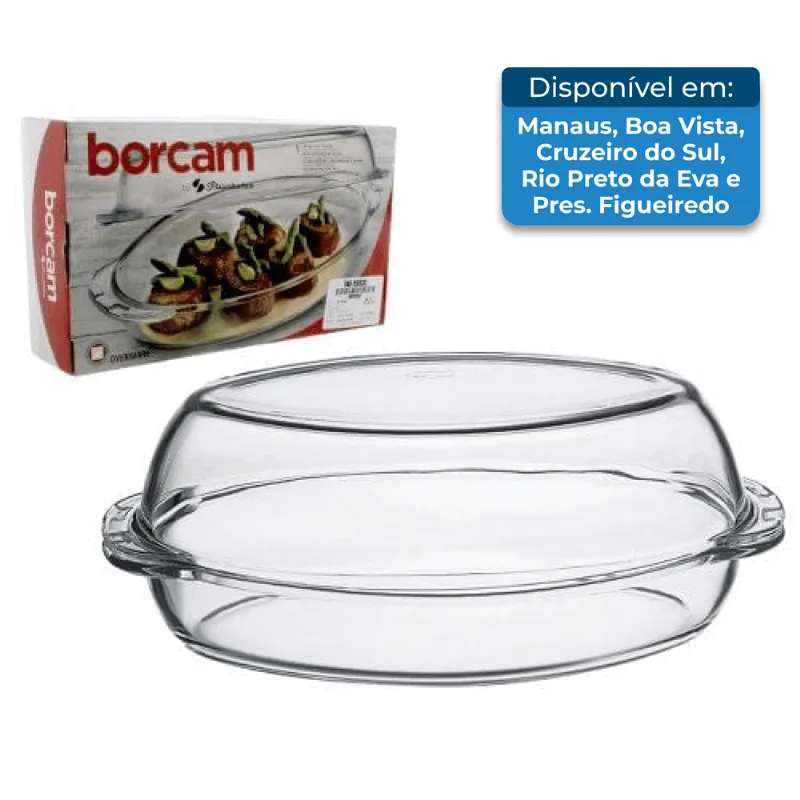 Assadeira Pasabahce Vidro 1800ml 748-59032 Y-BI