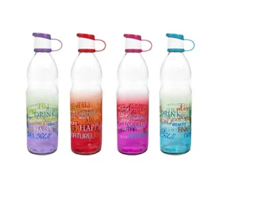 Garrafa P/agua Casa Ambiente 1l Colorida - CASA AMBIENTE