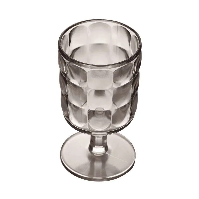 Taça Bubble em Acrílico L Hermitage 340ml (Cor Fumê)