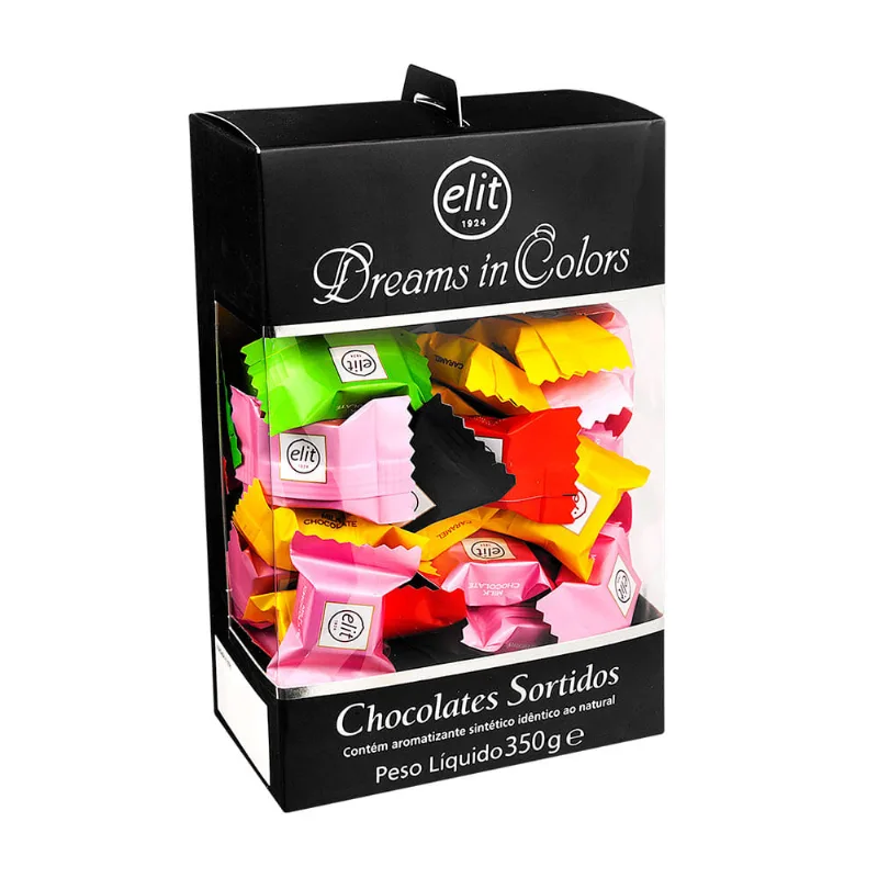 Chocolates Sortidos Dreams in Colors Elit Caixa 350g