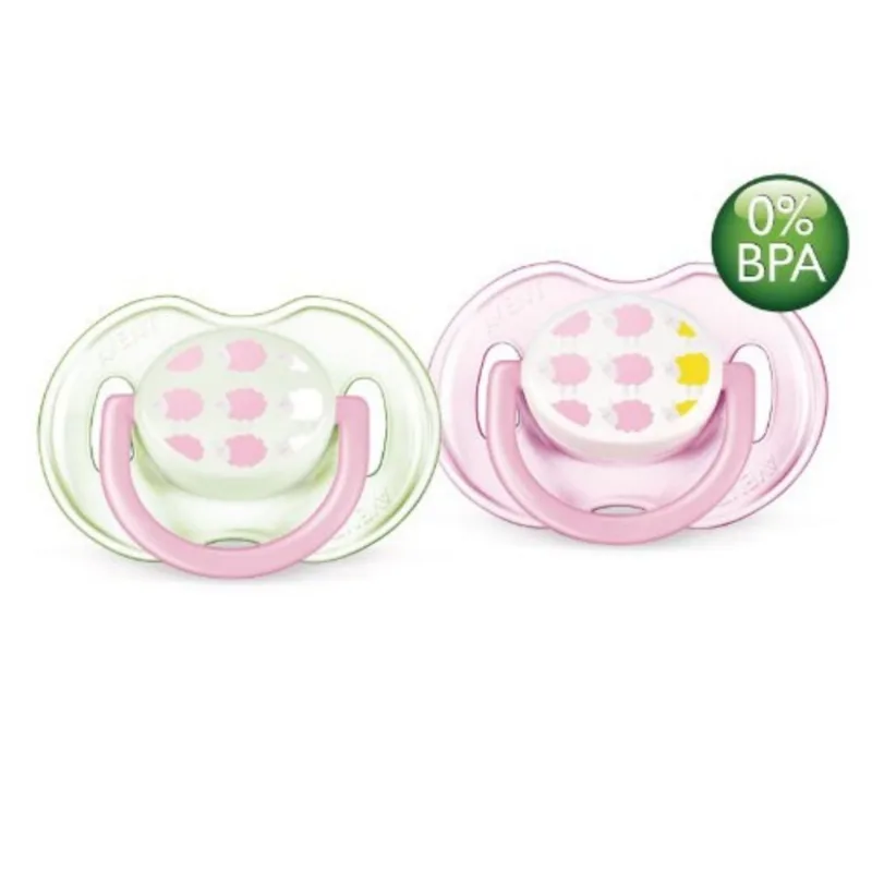CHUPETA FREEFLOW OVELHAS - DUPLA - 0-6M - PHILIPS AVENT