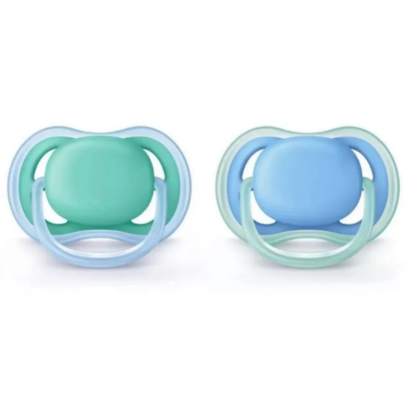 CHUPETA ULTRA SOFT DUPLA LISA 6-18M MENINO - PHILIPS AVENT