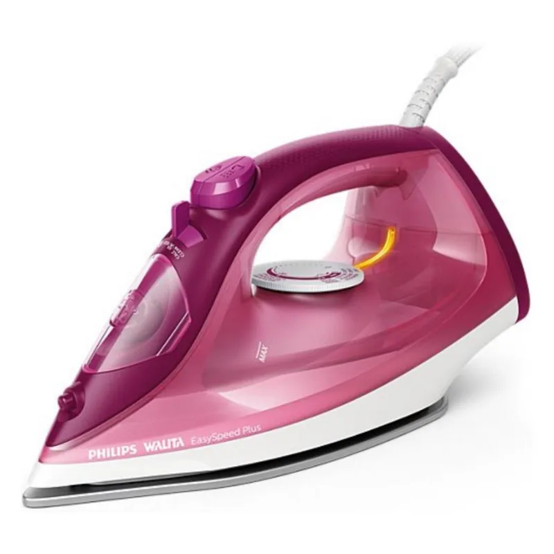 Ferro de Passar Roupa Vapor Philips Walita EasySpeed Plus RI2146 Rosa 127V