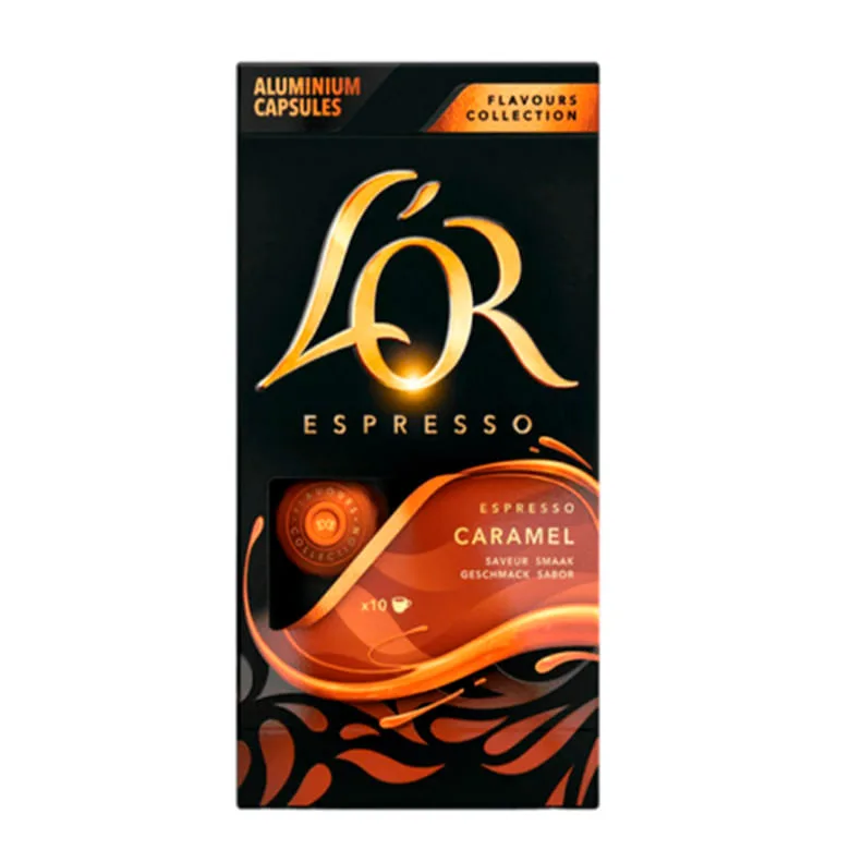 Café Lor Espresso Caramelo com 10 Cápsulas 52g - Lor