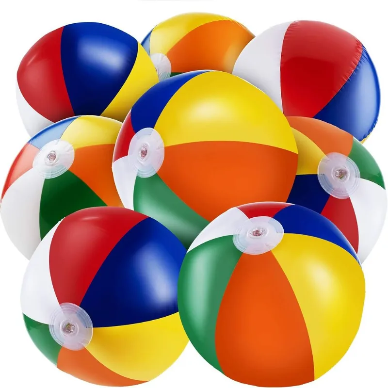 Bolas De Praia A Granel - Pacote De 12 (16 Polegadas)