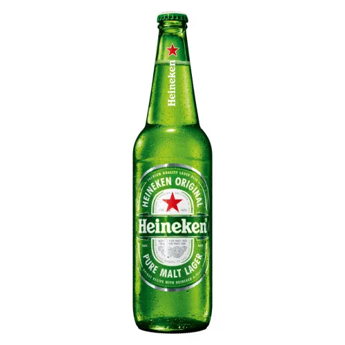 CERVEJA LAGER PREMIUM PURO MALTE HEINEKEN GARRAFA 600ML - HEINEKEN