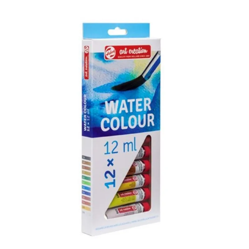 Aquarela Bisnaga Talens Art Creation 12 cores 12 ml 9022012M