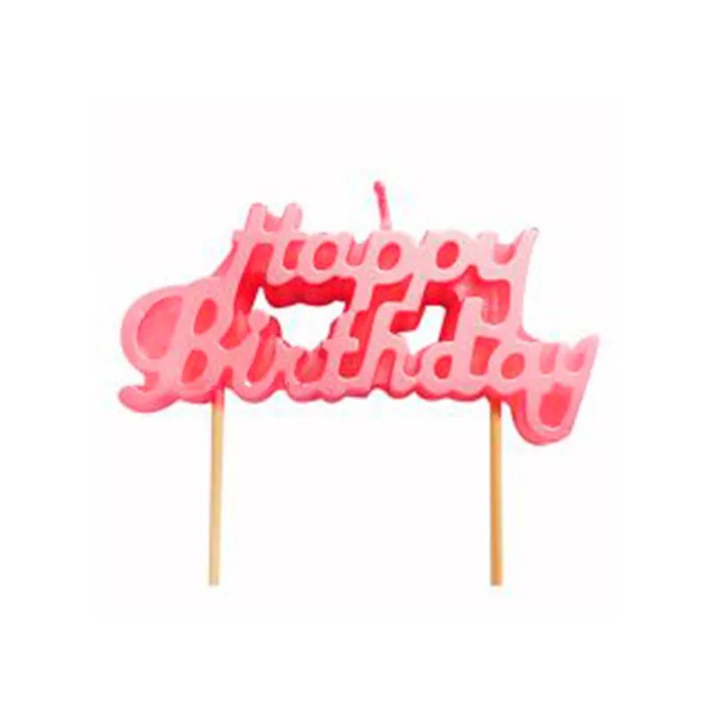 Vela Aniversário Funny Fashion Happy Birthday Pink 1un