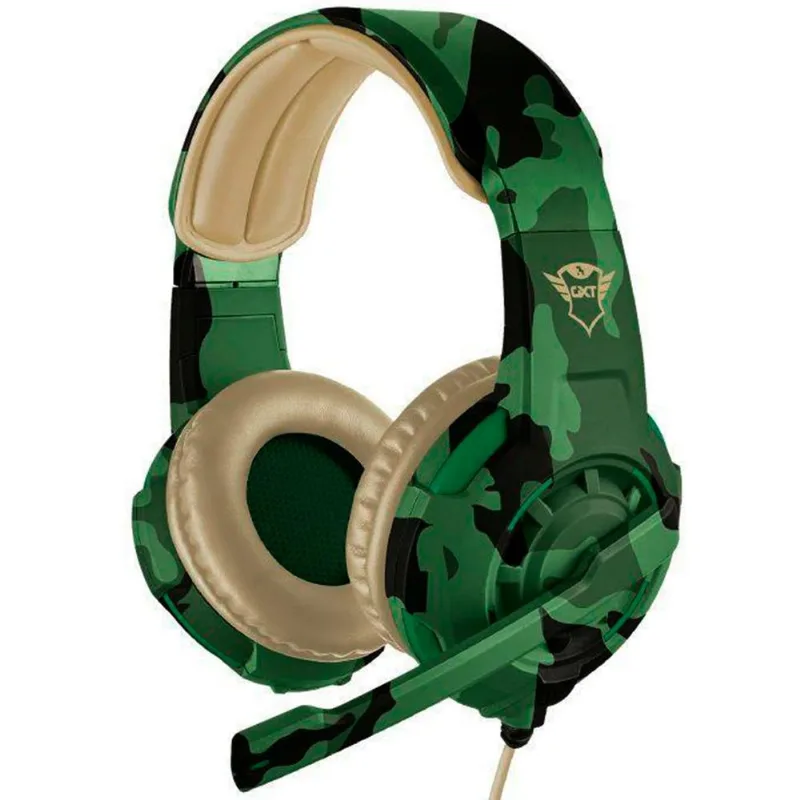 Headset Gamer Trust Gxt 310c Radius - Com Controle De Volume - Conector P3 + Adaptador 2 P2 - 22207