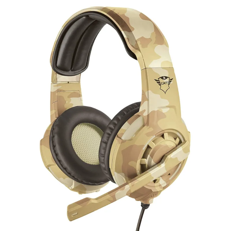 Headset Gamer Trust Radius Desert Camo P2 GXT310D T22208 1961