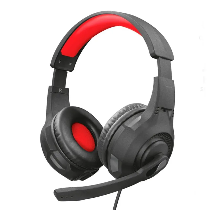 Headset Gamer Trust Ravu GXT307 P2 Preto/Vermelho 22450 1864