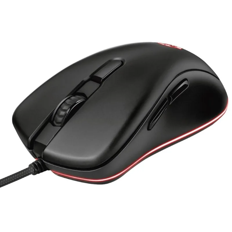 Mouse Gamer Trust Jacx GXT-930 - 6400 DPI - 6 Botões Programáveis - RGB - T23575