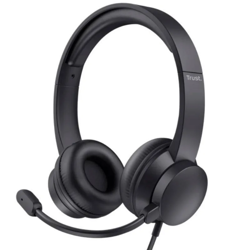 Headset USB para PC Trust Ayda Preto 25088