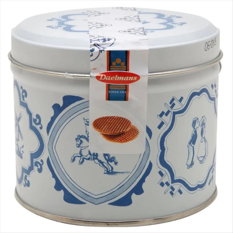 Biscoito Wafer Holandês Daelmans Caramelo Com Recheio De Caramelo Lata 230