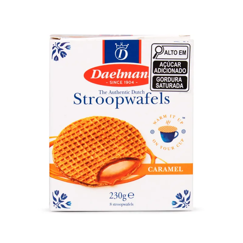 Wafer Daelmans com Caramelo 230g - DAELMANS