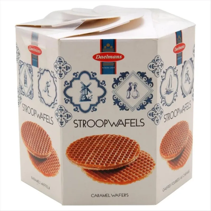 Biscoito Wafer Holandês Daelmans Caramelo Com Recheio De Caramelo Caixa 230