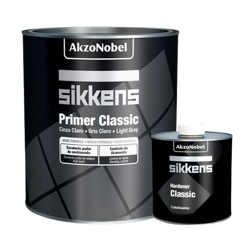 Kit Primer Classic 1l + Catalisador 225ml Sikkens