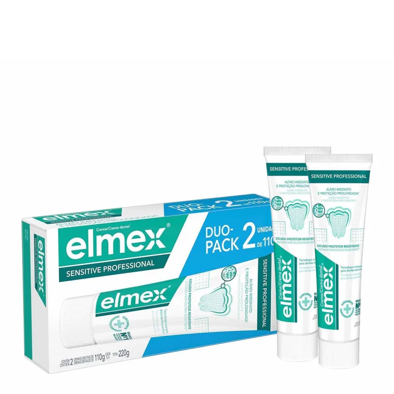 Creme Dental Elmex Sensitive 2 Unidades De 110g - Elmex - Pasta De Dente