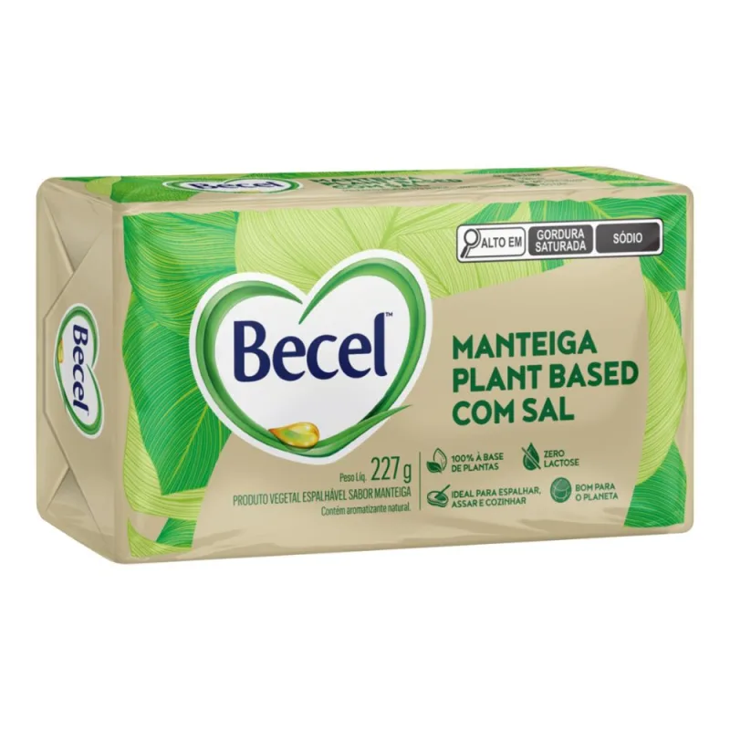 Manteiga Vegetal com Sal Becel 227g - Becel - Frios E Laticinios