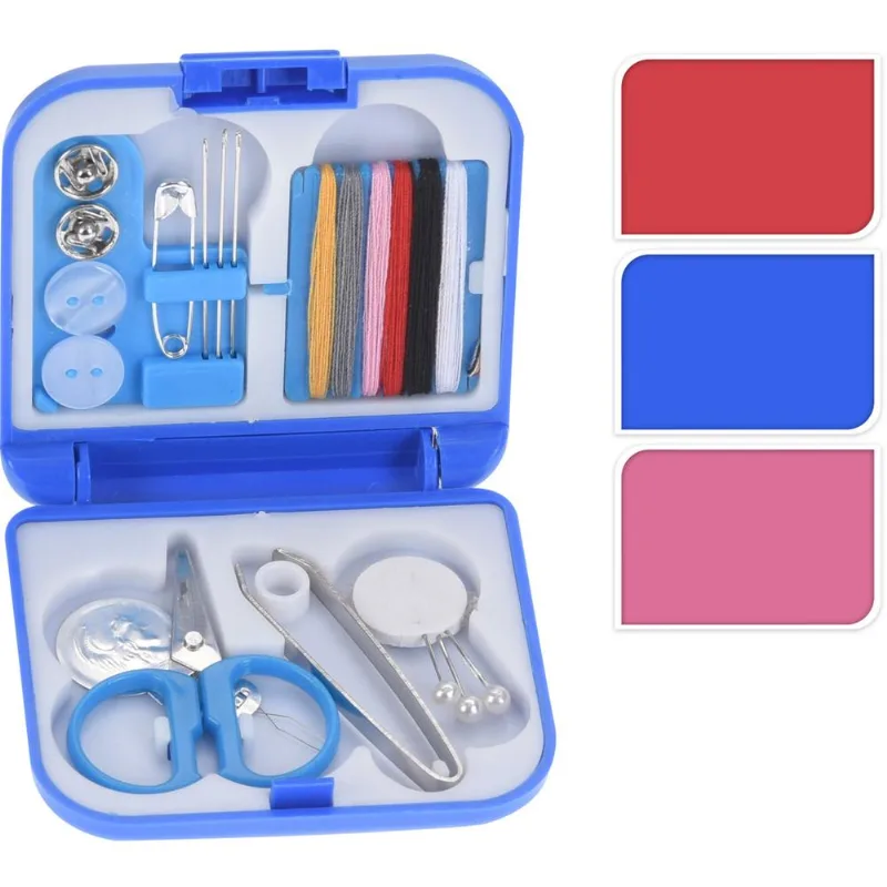 Kit Costura De Viagem Hasiera 15 Peças Sortido Polipropileno Hasiera