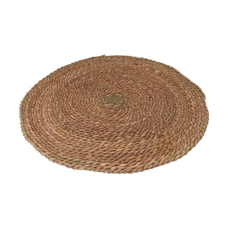 Tapete Redondo De Fibra Natural 435100100 Hasiera Ø80 Cm 81 X 81 X 1 Cm
