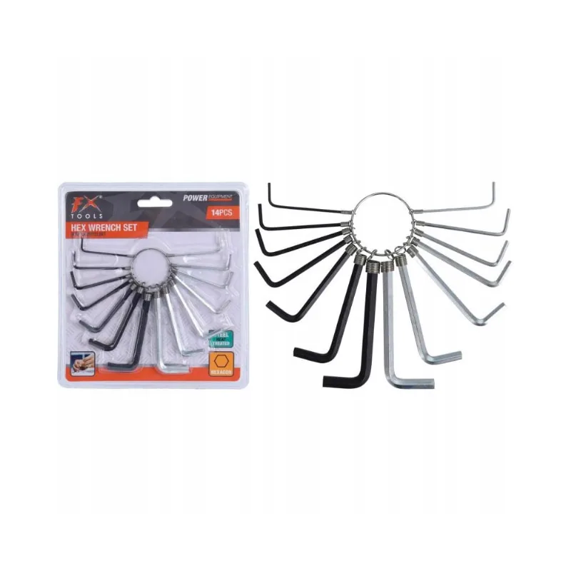 Conjunto De Chaves Hexagonais 14 Pcs Koopman