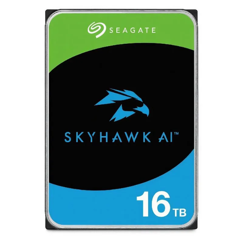 HD 16TB SATA 3 - 7200RPM - 512MB Cache - Seagate Skyhawk AI Surveillance - ST16000VE004