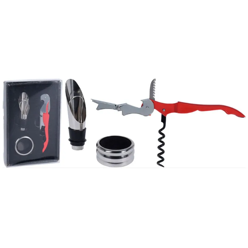 Kit para Vinho EH Abridor + Dosador + Anel Unidade