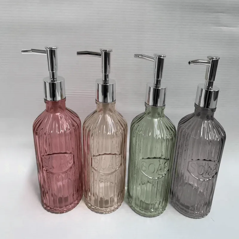 Porta Sabonete Líquido Vidro Bathroom Solutions Válvula Pump Cromada - Não Disponível - Utilidades Domesticas