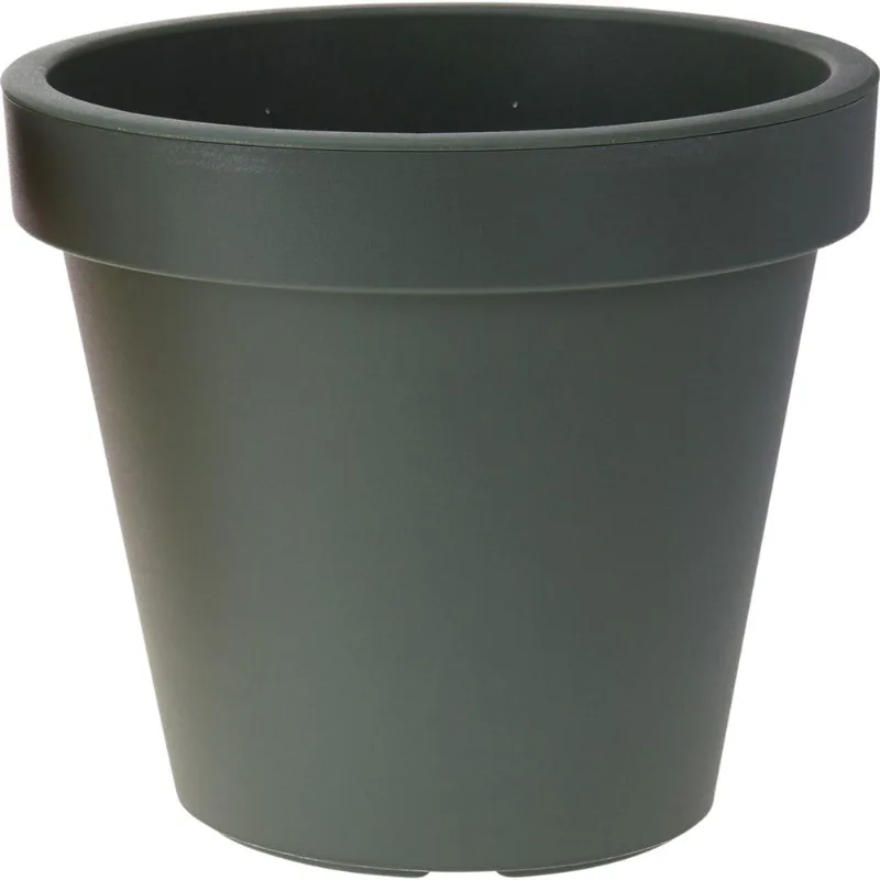 Vaso De Planta Redondo Hasiera Verde 40Cm Polipropileno Hasiera