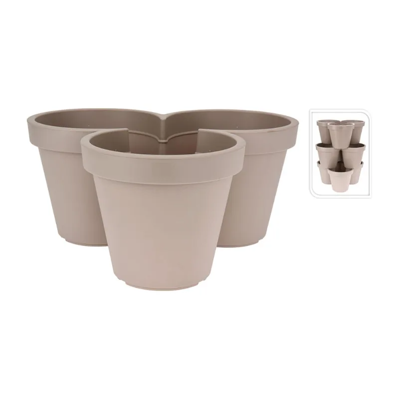 Vaso Para Plantas Bege Y54198640 Hasiera 44 Cm