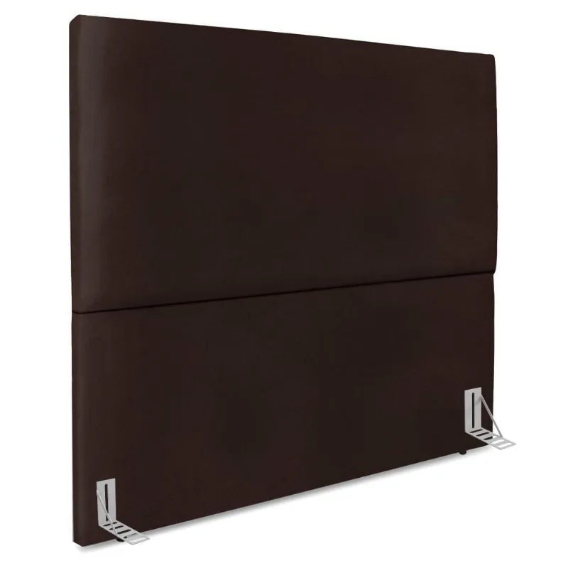Cabeceira Casal 140 Cm Com Frame Luna Corino Marrom Artte Marrom