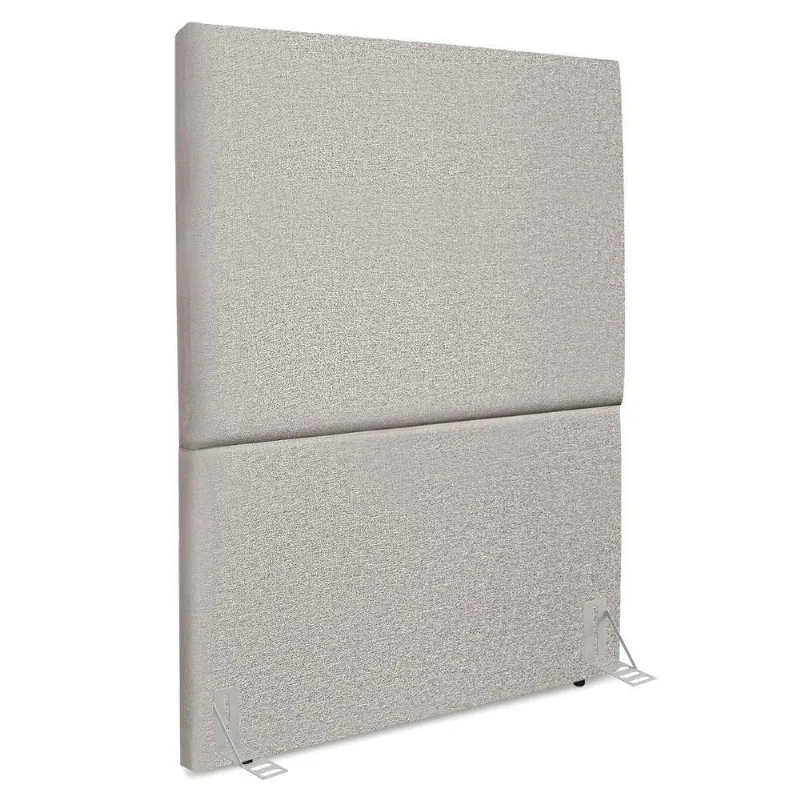 Cabeceira Solteiro 100 Cm Com Frame Luna Linho Cinza Artte Cinza