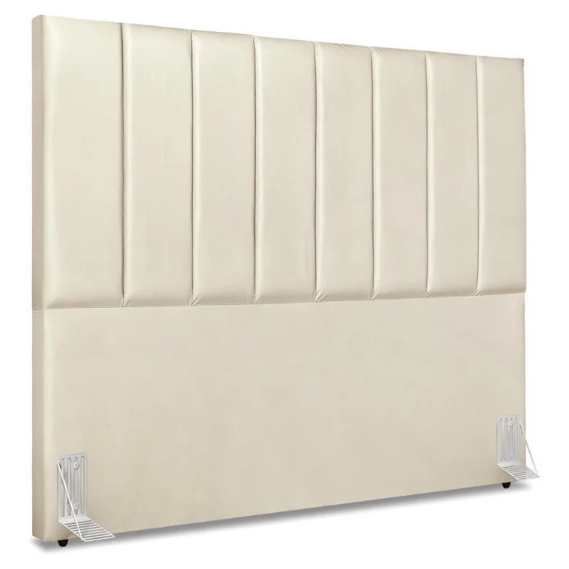 Cabeceira Casal 140 Cm Com Frame Dalia Corino Bege Artte Bege