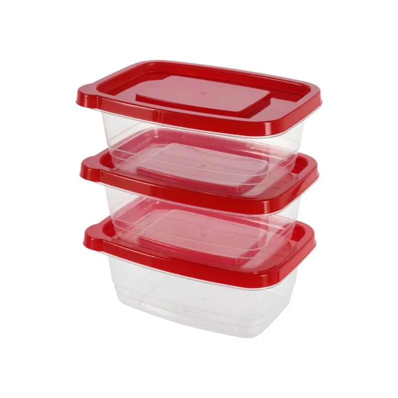 Conj Potes Plasticos Retan 1130Ml 3 Pcs Hasiera