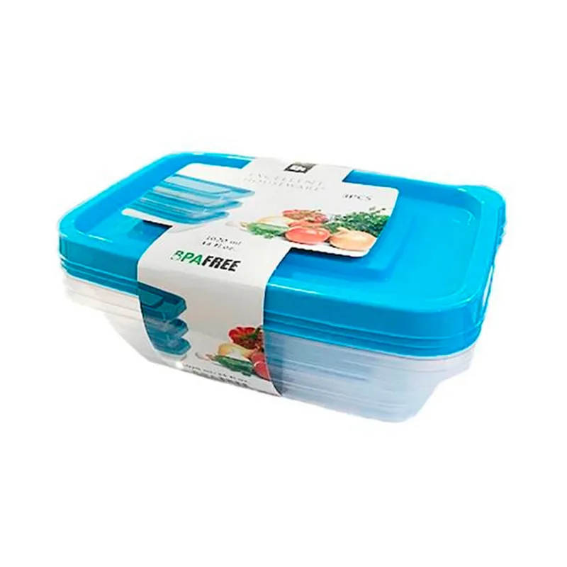 Conjunto De Potes 1020Ml 3 Peças - Hasiera