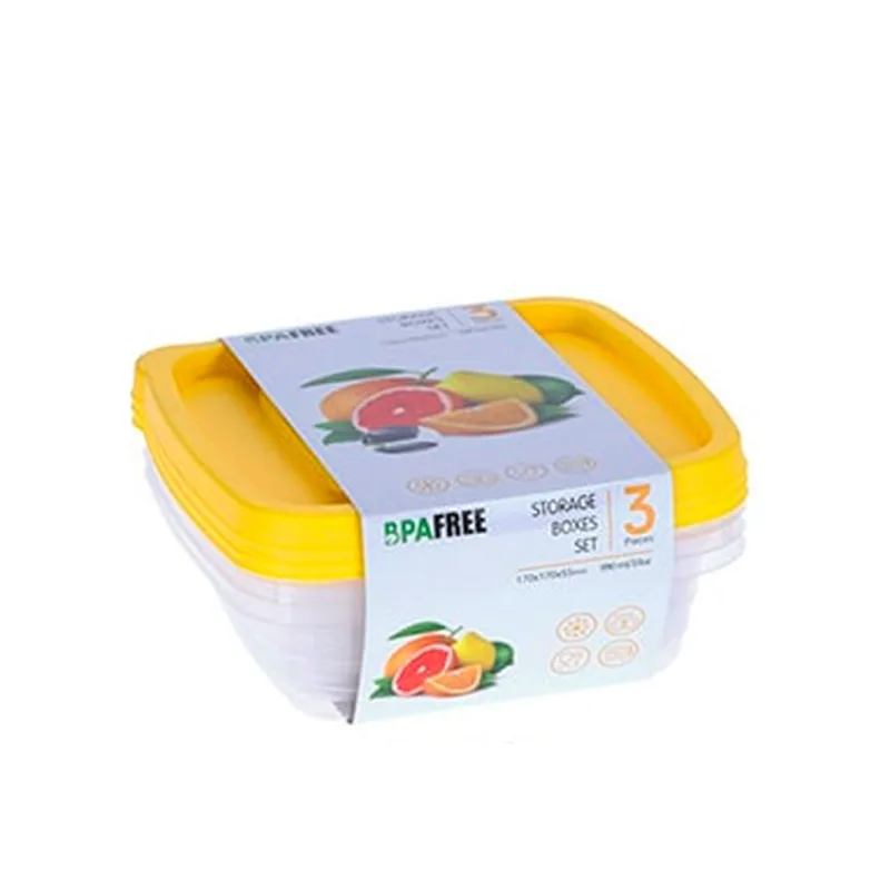 Conjunto De Potes 990Ml 3 Peças - Hasiera