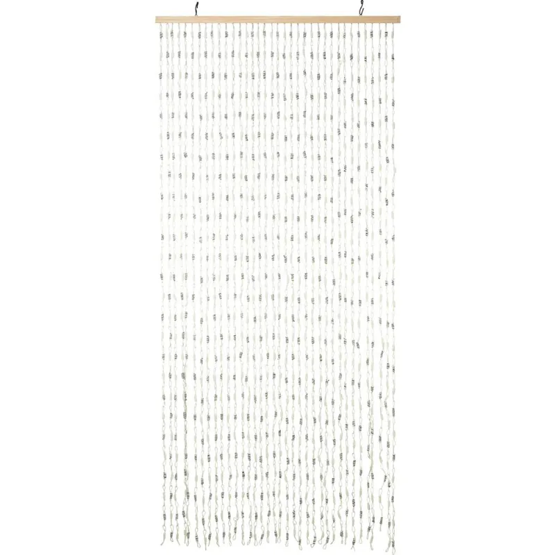 Cortina De Porta Bamboo Hasiera Natural 90X200Cm Matéria Natural Hasiera