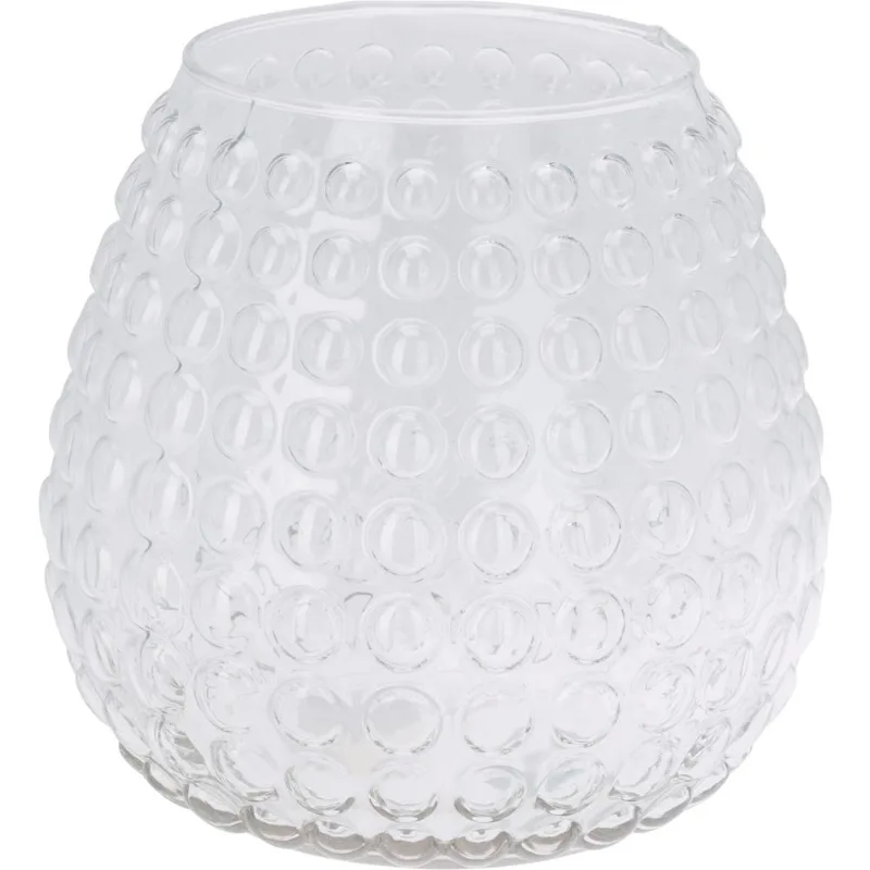 Vaso Decorativo Hasiera Transparente 20X25Cm Vidro Hasiera