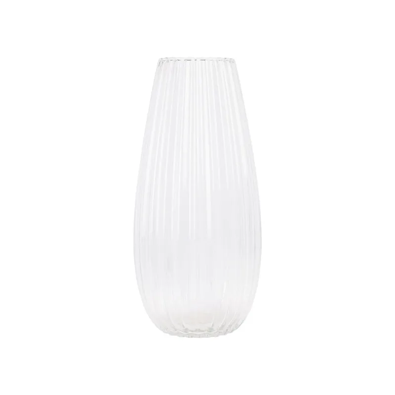 Vaso De Vidro Transparente 332000140 Hasiera 17 X 37 Cm