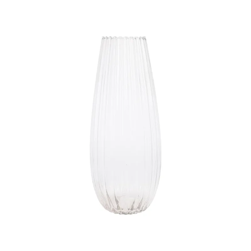 Vaso De Vidro Transparente 332000150 Hasiera 20 X 50 Cm