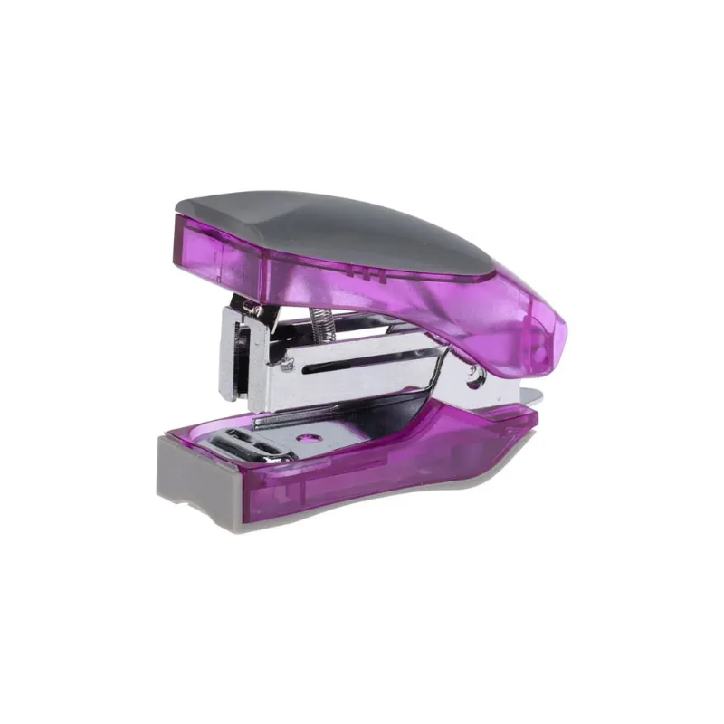 Grampeador Com 1000 Grampos Roxo Ferro Hasiera