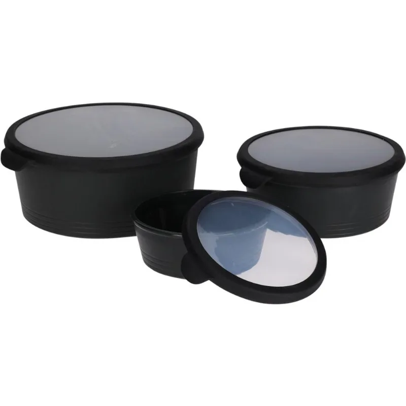 Conjunto De Tigelas Excellent Houseware 3 Peças Sortido Polipropileno Hasiera