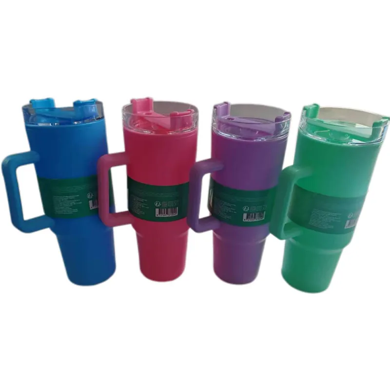Copo com Alça Tampa e Canudo Excellent Houseware 1,2L Sortido - Não Disponível